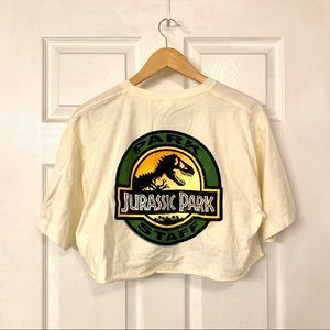 Jurassic Park Cropped Tee